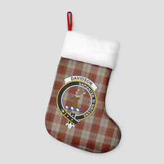 Davidson Dress Dancers Tartan Crest Christmas Stocking