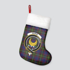 Durie Tartan Crest Christmas Stocking