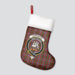 Harkness Dress Tartan Crest Christmas Stocking