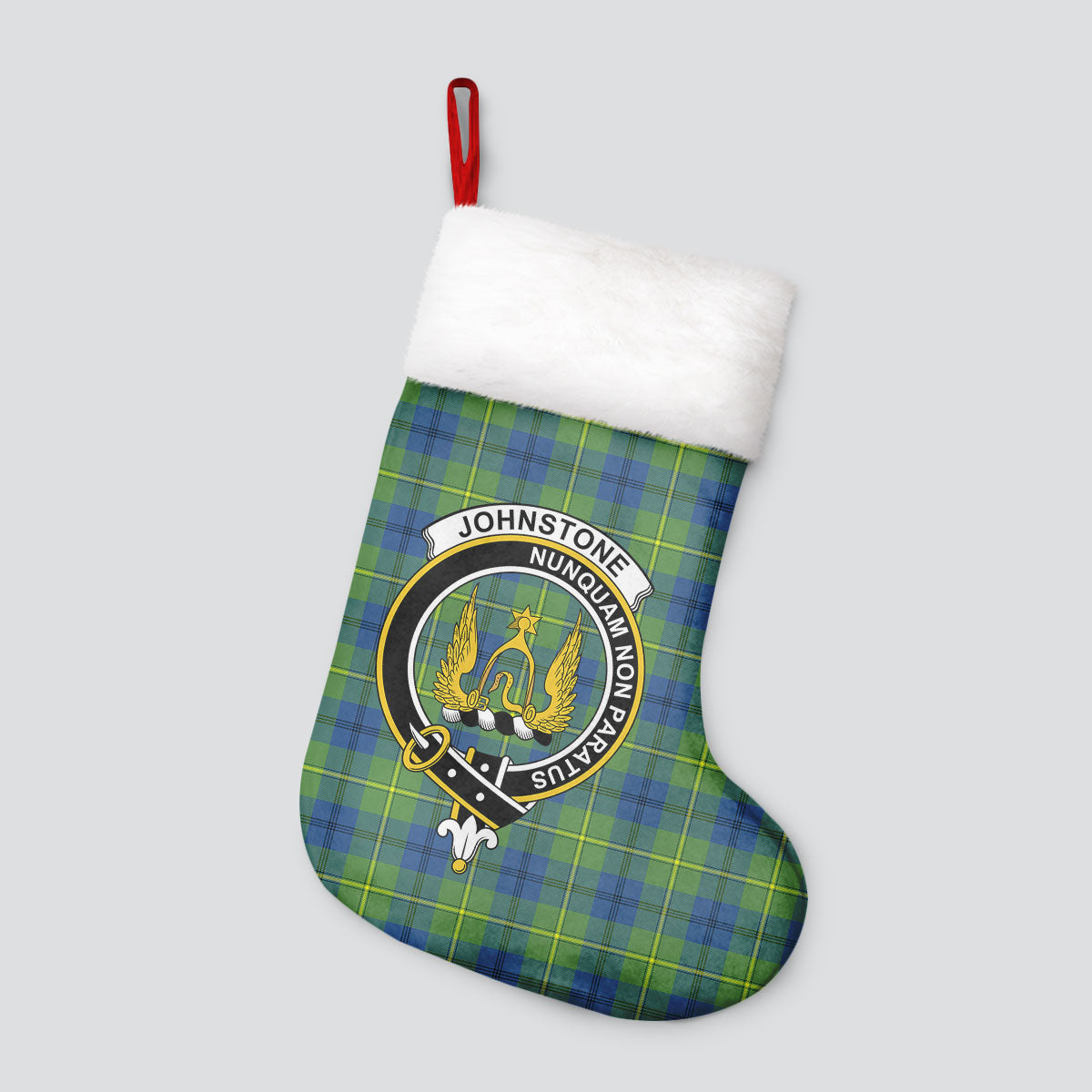 Johnstone Ancient Tartan Crest Christmas Stocking