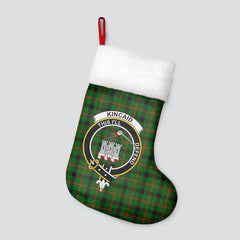 Kincaid Tartan Crest Christmas Stocking