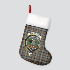 MacLaren Weathered Tartan Crest Christmas Stocking