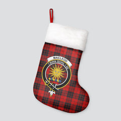 MacLeod of Raasay Tartan Crest Christmas Stocking