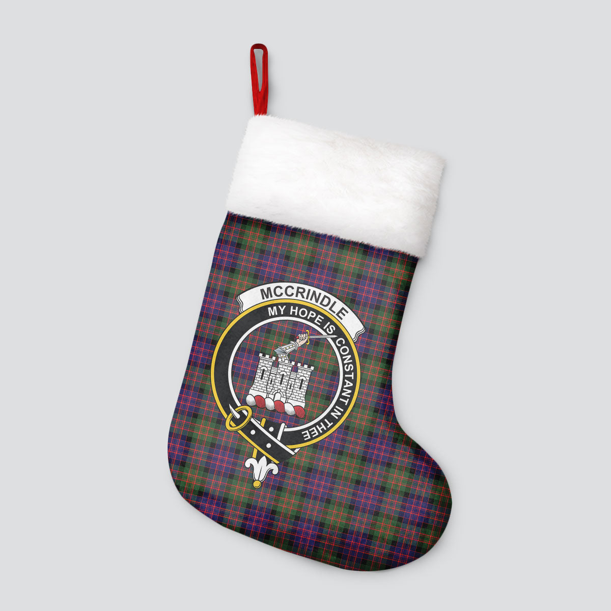 McCrindle Tartan Crest Christmas Stocking