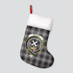 Moffat Modern Tartan Crest Christmas Stocking