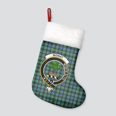 Mowat Ancient Tartan Crest Christmas Stocking