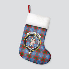 Pennycook Tartan Crest Christmas Stocking