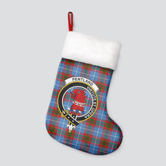 Pentland Tartan Crest Christmas Stocking