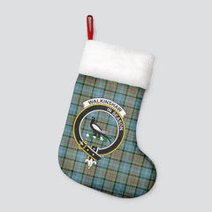 Walkinshaw Tartan Crest Christmas Stocking