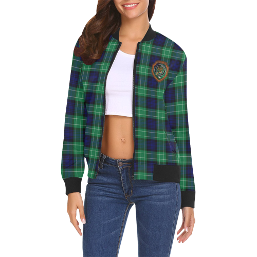 Abercrombie Family Tartan Crest Bomber Jacket