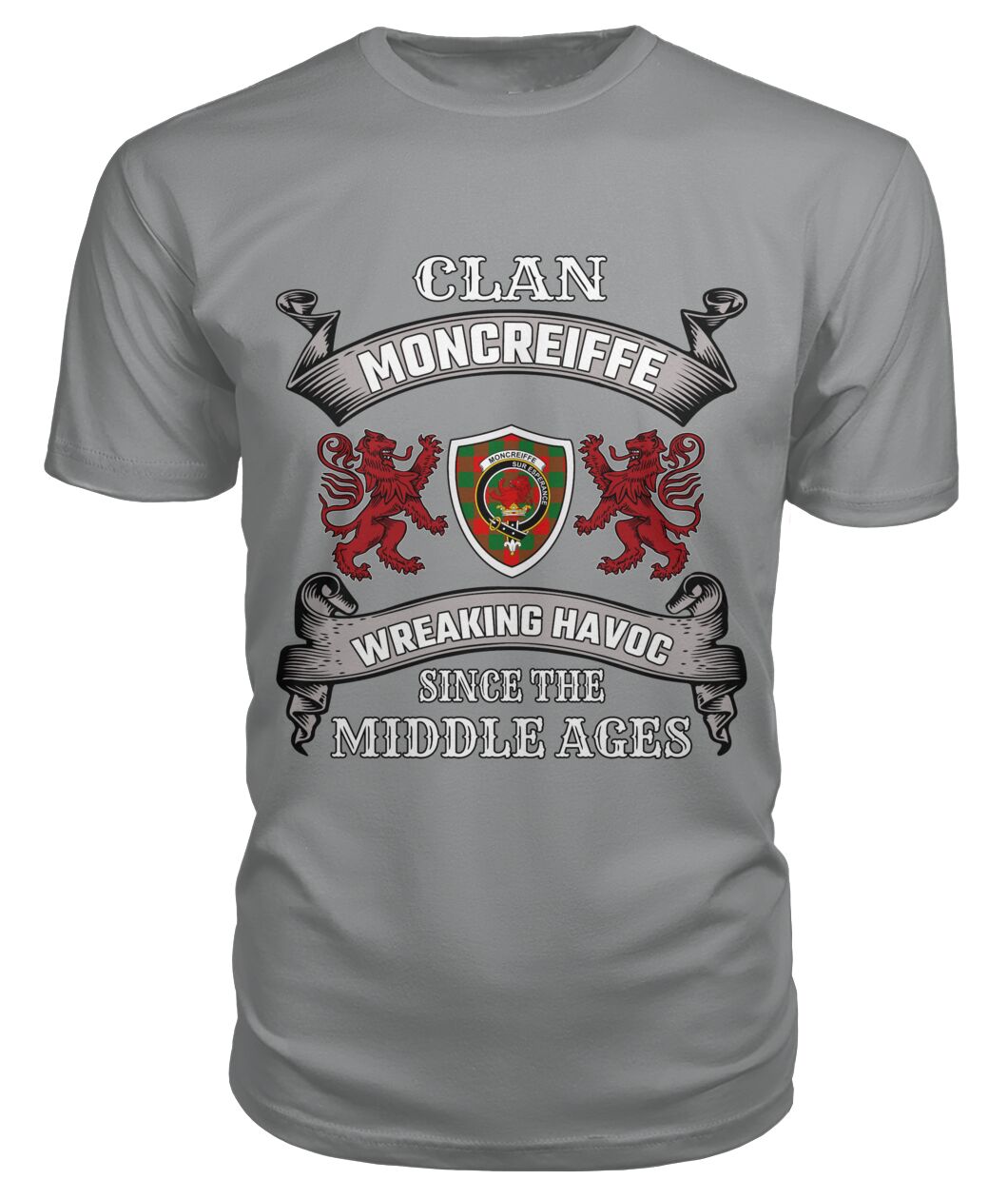 Moncreiffe Family Tartan - 2D T-shirt