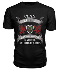 Crosbie Family Tartan - 2D T-shirt