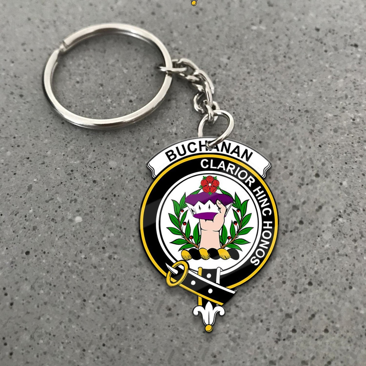 Buchanan Crest Keychain