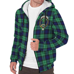 Abercrombie Tartan Crest Sherpa Hoodie