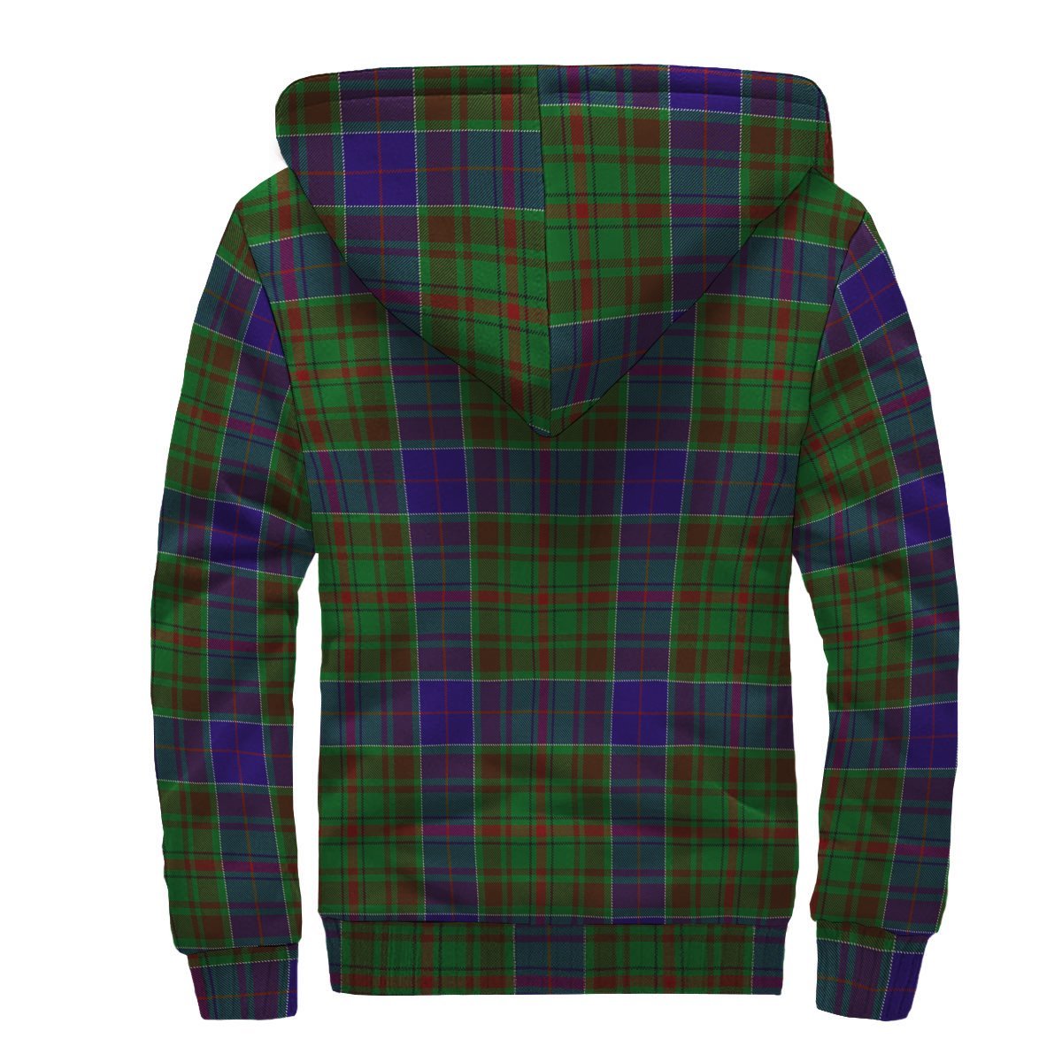 Adam Tartan Crest Sherpa Hoodie