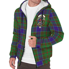 Adam Tartan Crest Sherpa Hoodie