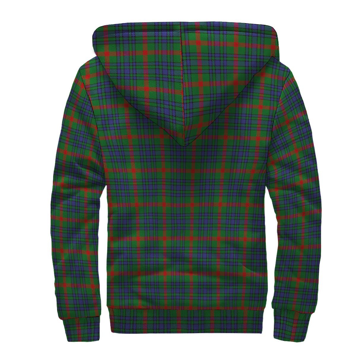 Aiton Tartan Crest Sherpa Hoodie