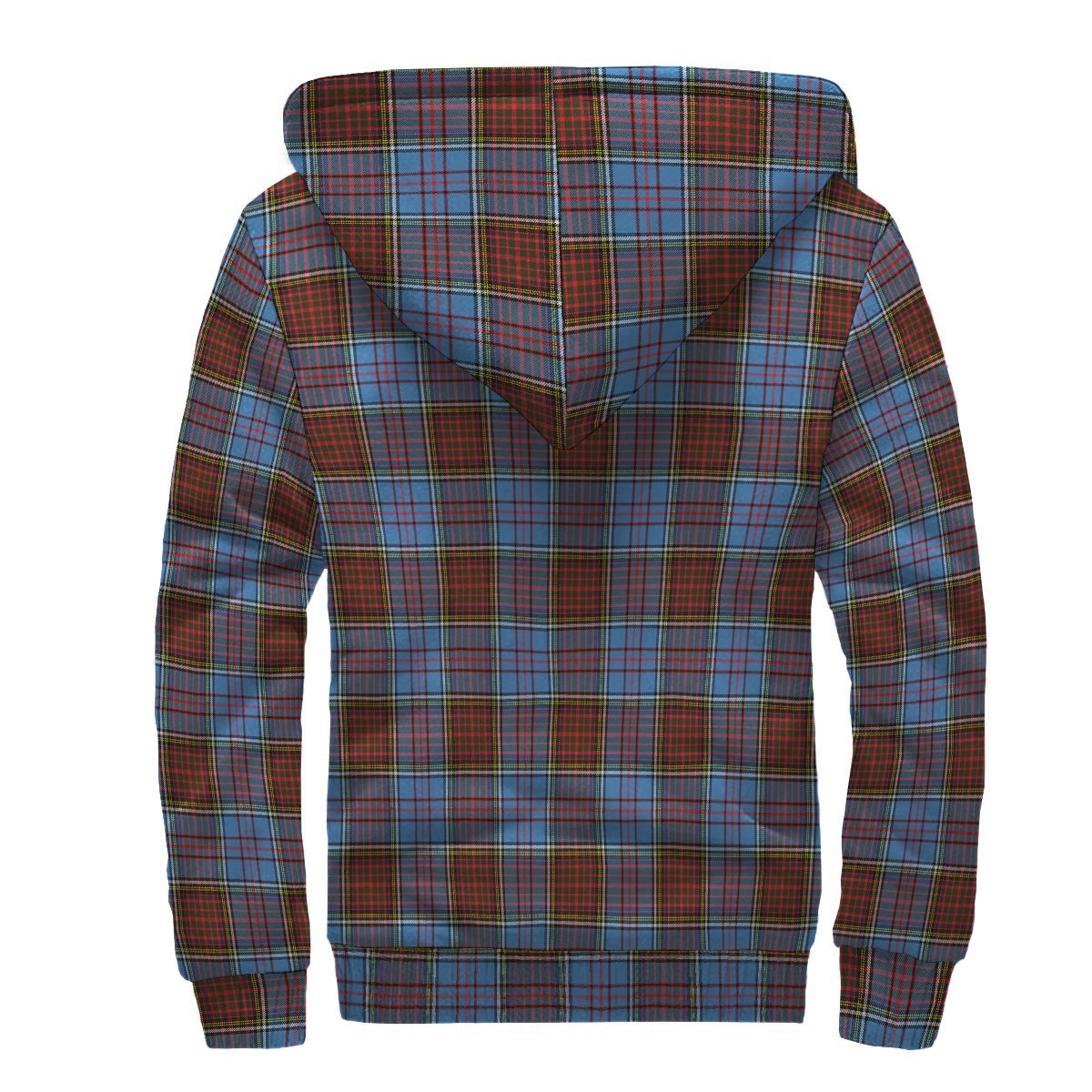 Anderson Modern Tartan Crest Sherpa Hoodie