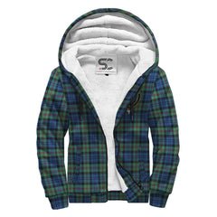 Baillie Ancient Tartan Crest Sherpa Hoodie