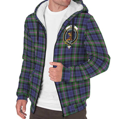 Baird Modern Tartan Crest Sherpa Hoodie