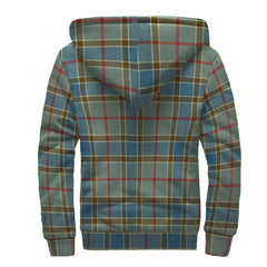 Balfour Blue Tartan Crest Sherpa Hoodie