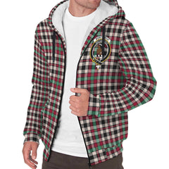 Borthwick Dress Ancient Tartan Crest Sherpa Hoodie