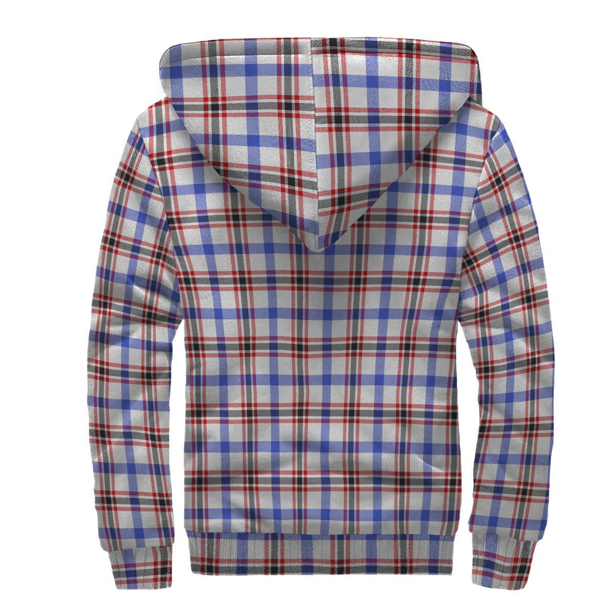 Boswell Modern Tartan Crest Sherpa Hoodie