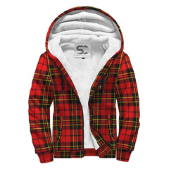 Brodie Modern Tartan Crest Sherpa Hoodie