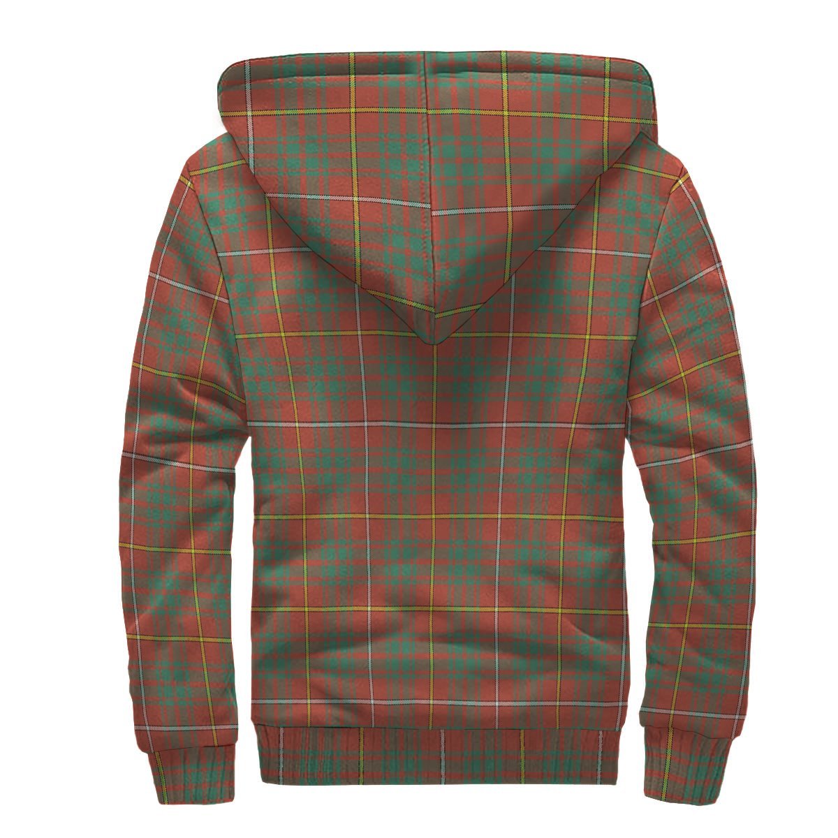 Bruce Ancient Tartan Crest Sherpa Hoodie