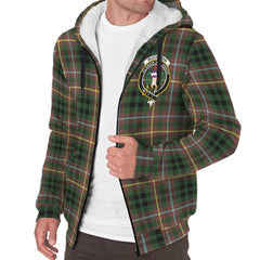 Buchanan Hunting Tartan Crest Sherpa Hoodie