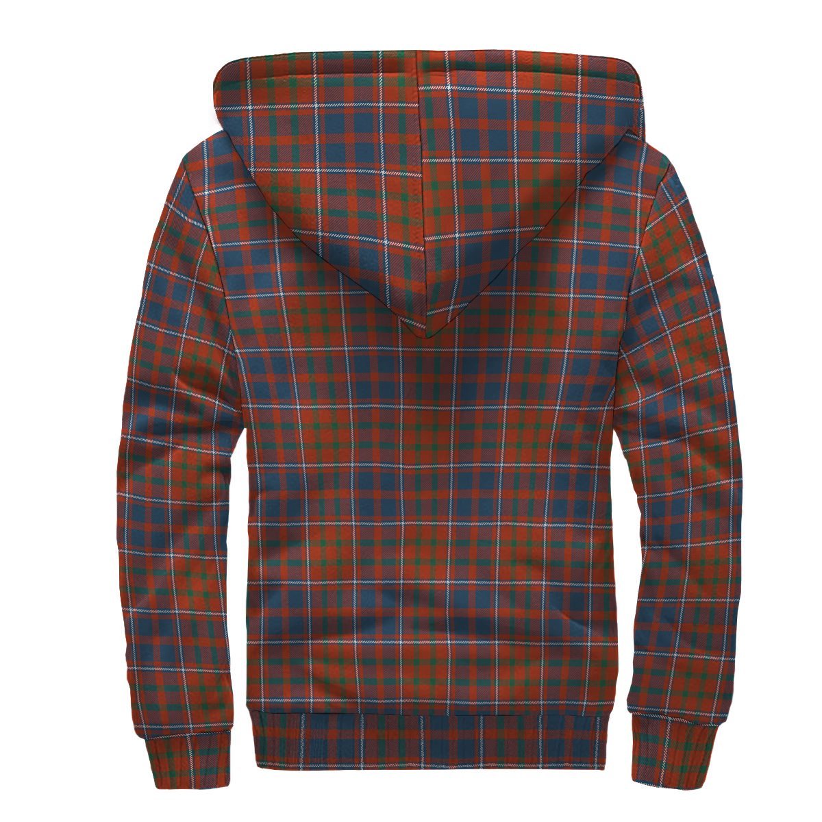 Cameron of Lochiel Ancient Tartan Crest Sherpa Hoodie