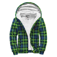 Campbell of Breadalbane Ancient Tartan Crest Sherpa Hoodie