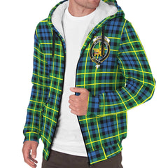 Campbell of Breadalbane Ancient Tartan Crest Sherpa Hoodie