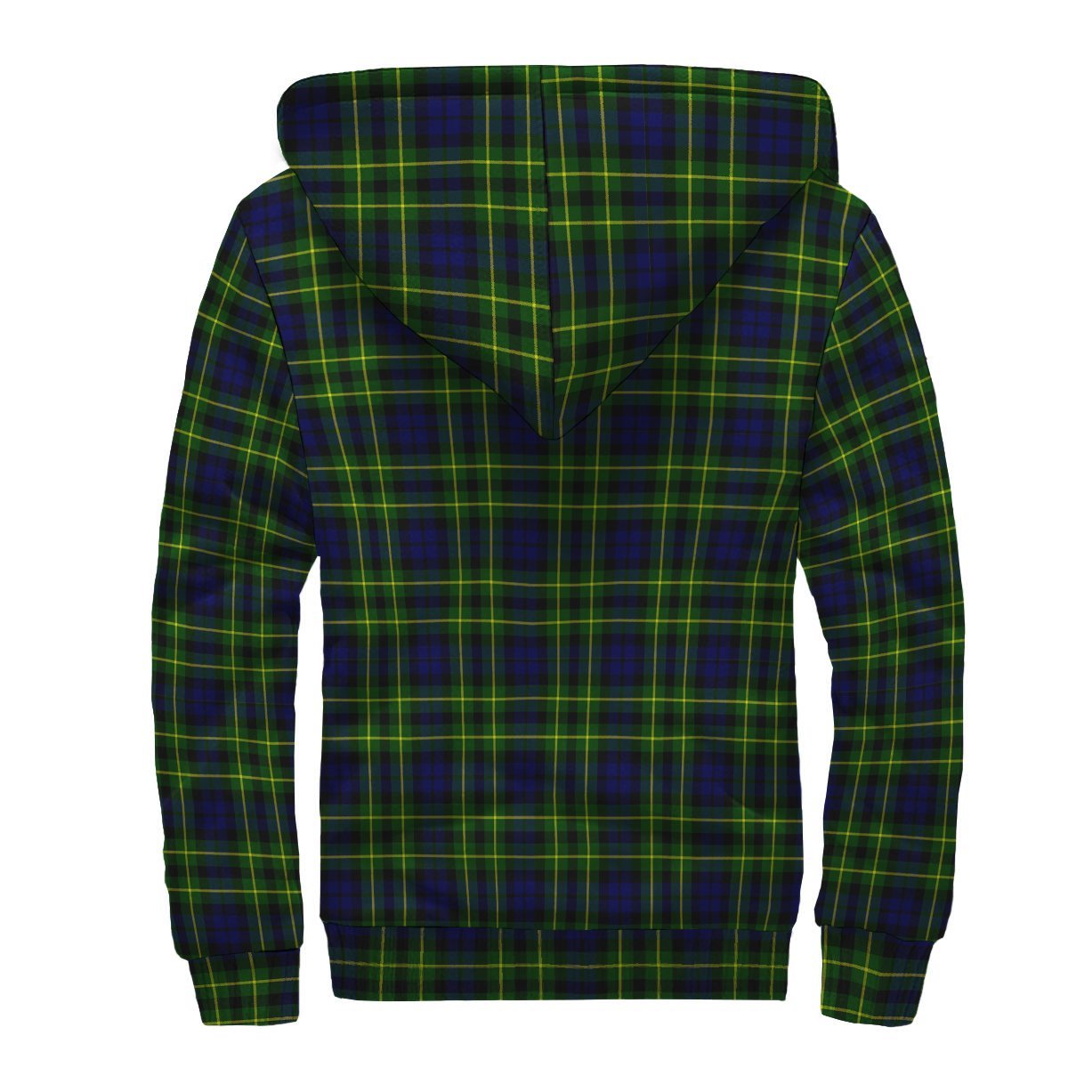 Campbell of Breadalbane Modern Tartan Crest Sherpa Hoodie