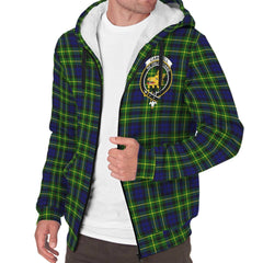 Campbell of Breadalbane Modern Tartan Crest Sherpa Hoodie