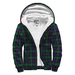 Campbell of Cawdor Modern Tartan Crest Sherpa Hoodie