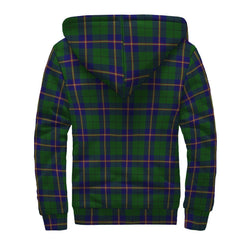 Carmichael Modern Tartan Crest Sherpa Hoodie