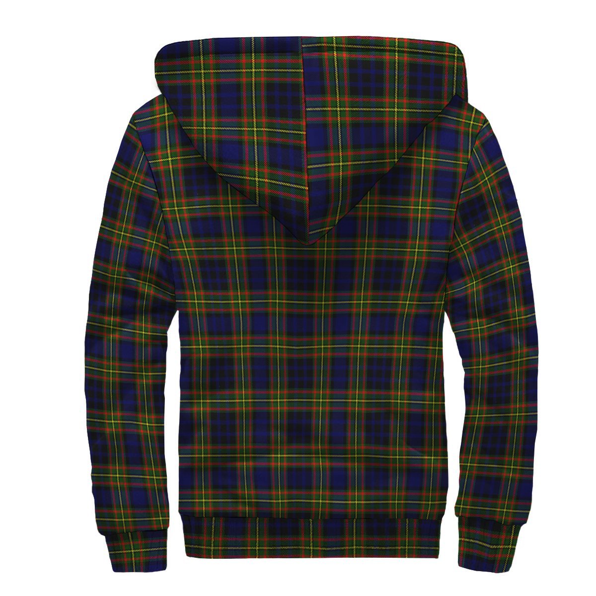 Clelland Modern Tartan Crest Sherpa Hoodie