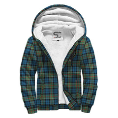 Colquhoun Ancient Tartan Crest Sherpa Hoodie