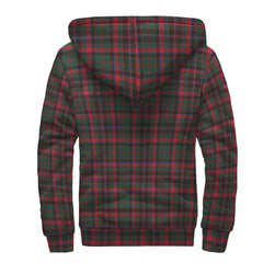 Cumming Hunting Modern Tartan Crest Sherpa Hoodie