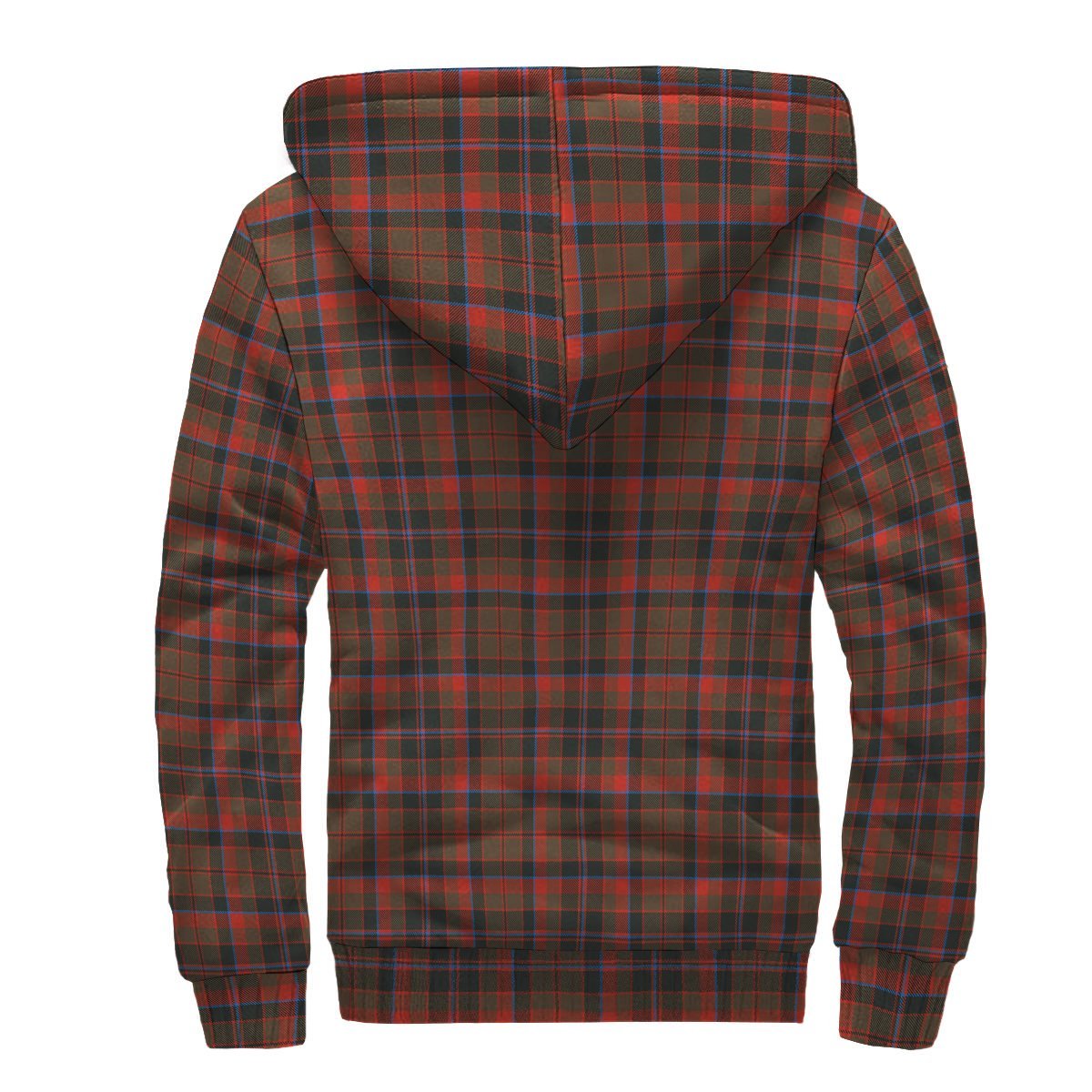 Cumming Hunting Weathered Tartan Crest Sherpa Hoodie