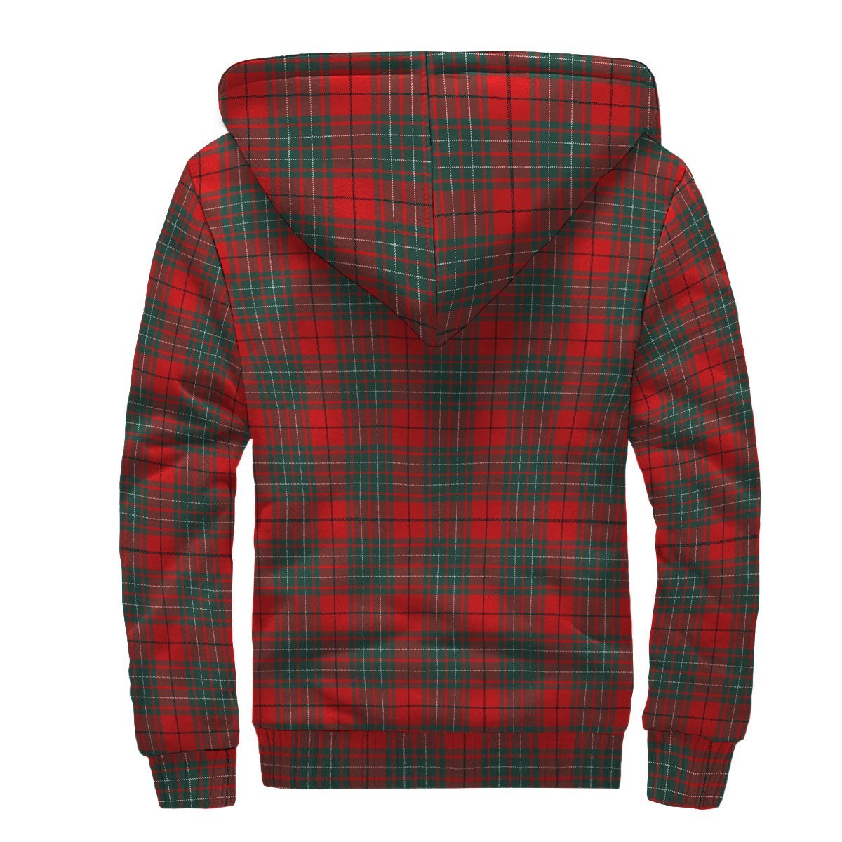 Cumming Modern Tartan Crest Sherpa Hoodie