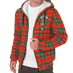 Drummond of Perth Tartan Crest Sherpa Hoodie