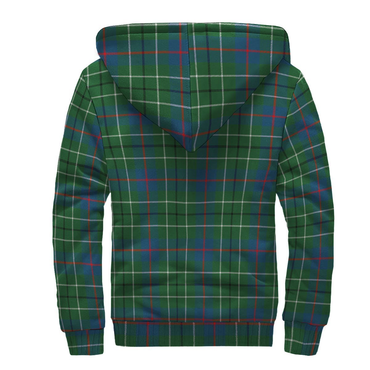 Duncan Ancient Tartan Crest Sherpa Hoodie