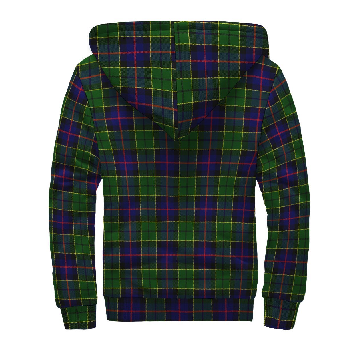 Forsyth Modern Tartan Crest Sherpa Hoodie