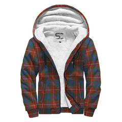 Fraser Ancient Tartan Crest Sherpa Hoodie