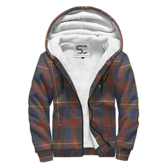 Fraser Hunting Modern Tartan Crest Sherpa Hoodie