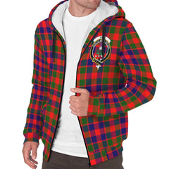 Gow Modern Tartan Crest Sherpa Hoodie