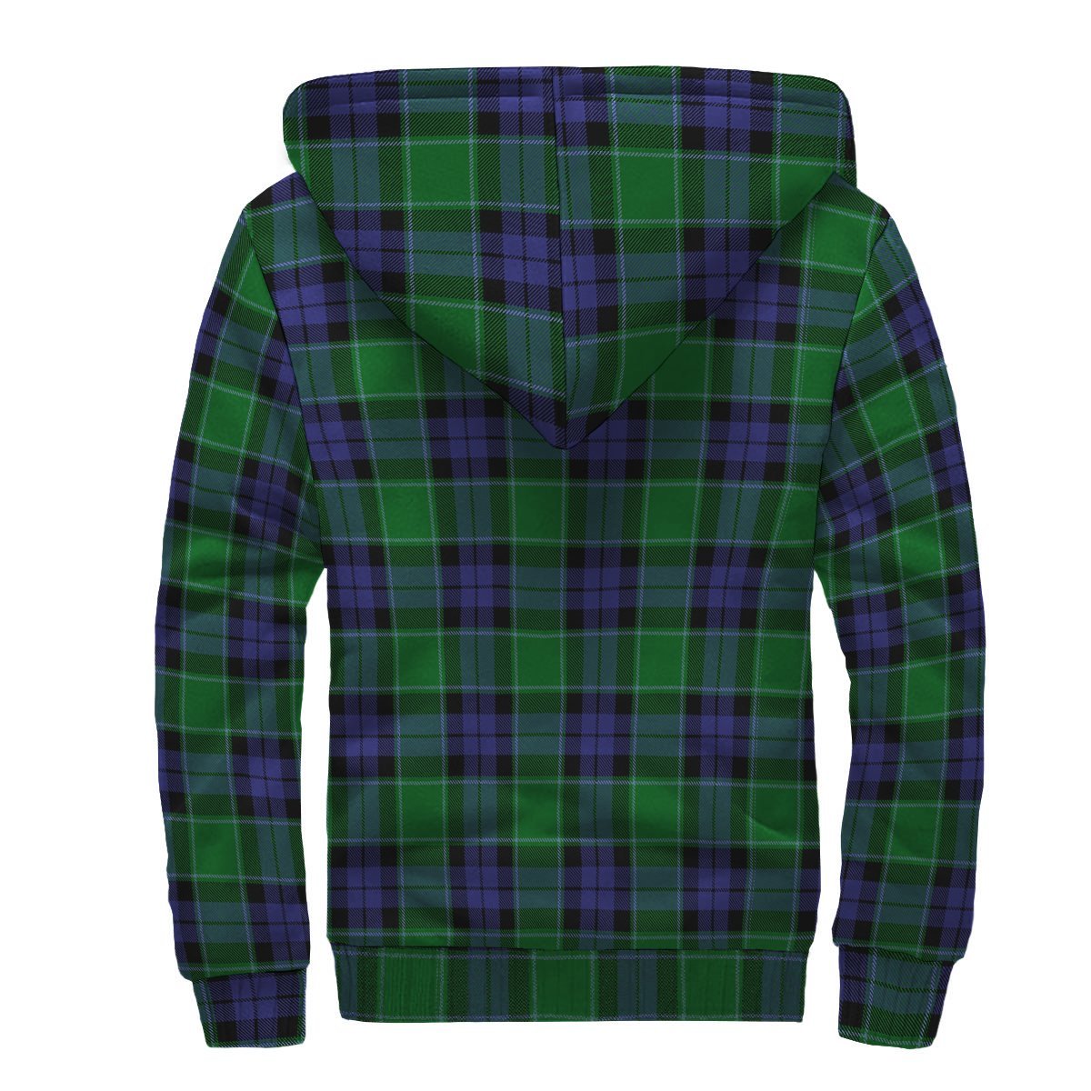 Graham of Menteith Modern Tartan Crest Sherpa Hoodie