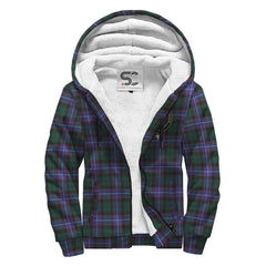 Guthrie Modern Tartan Crest Sherpa Hoodie